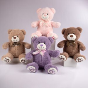 Peluche Oso Clásico con Moño 40 cm