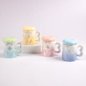 Mug Degradado con Tapa y Cucharita