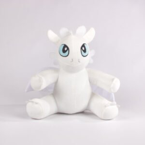 Peluche Dragon Blanco Mediano 36cm